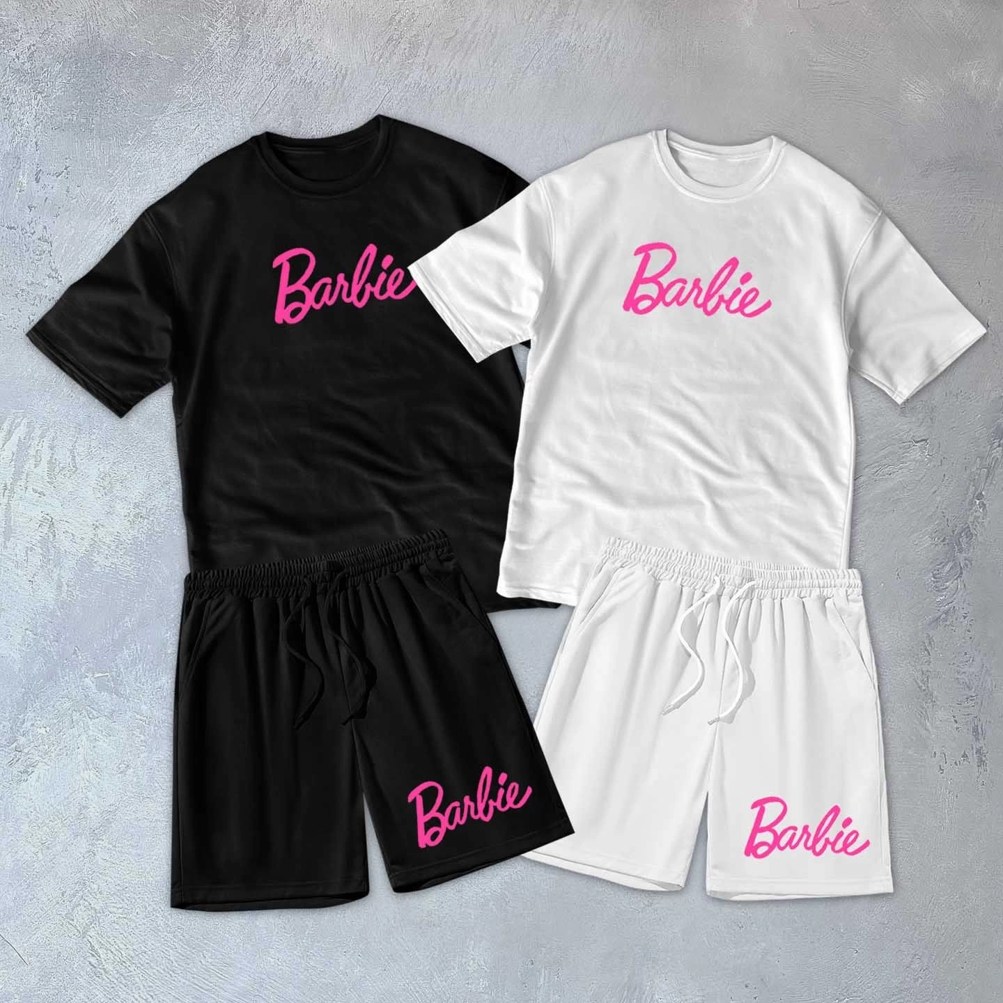 Barbie Unisex Şortlu Takım
