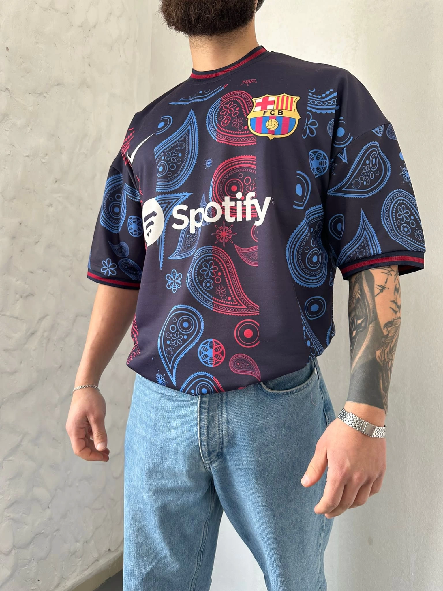 Barca Unisex Oversize Tshirt