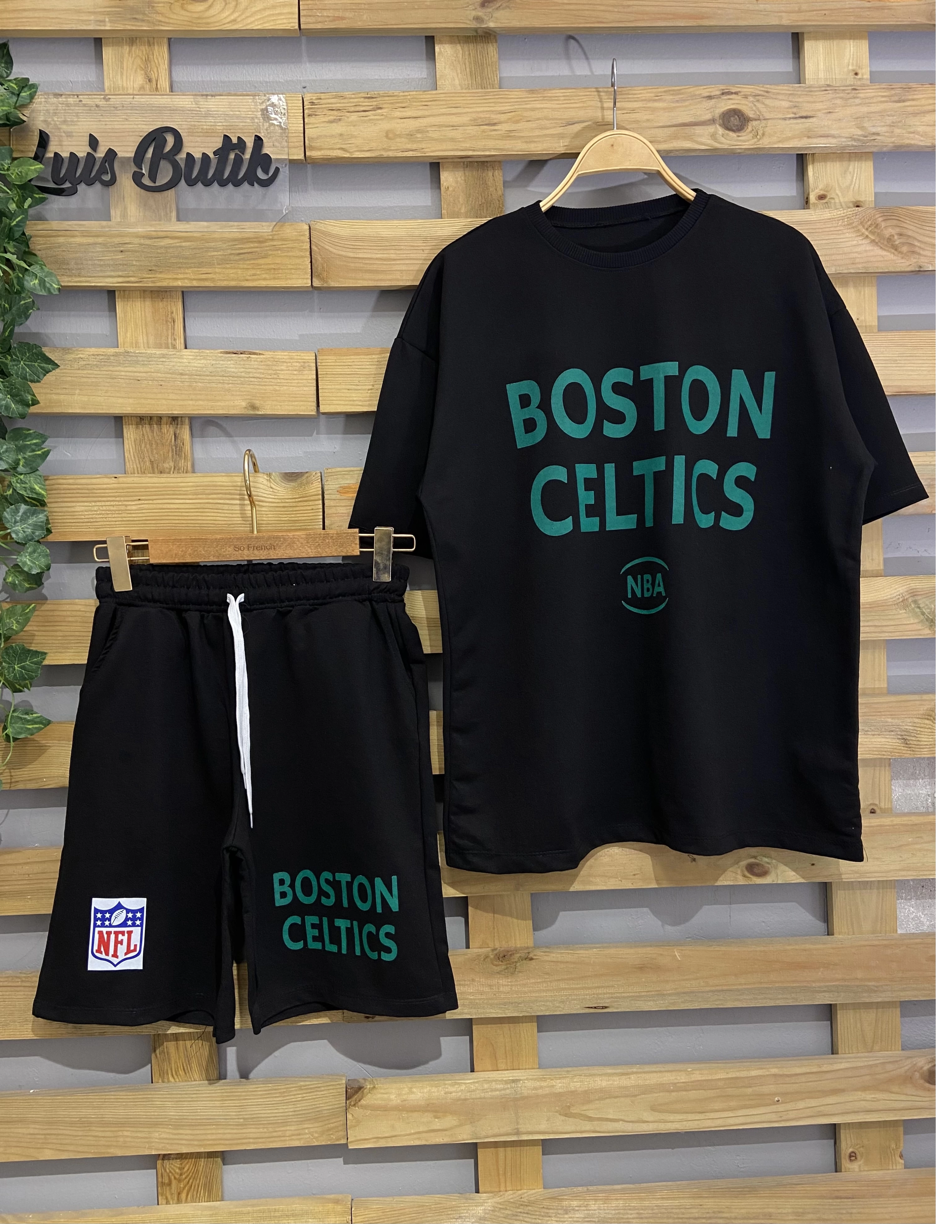 Bstn Unisex Şortlu Takım