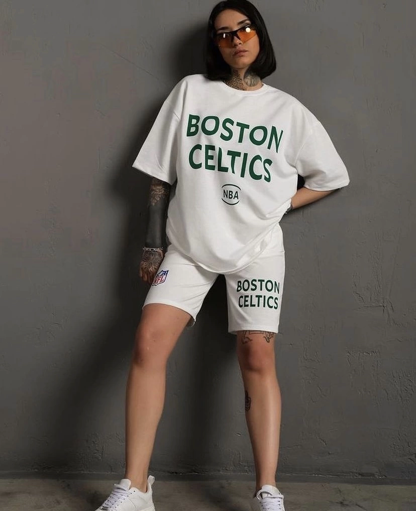 Bstn Unisex Şortlu Takım