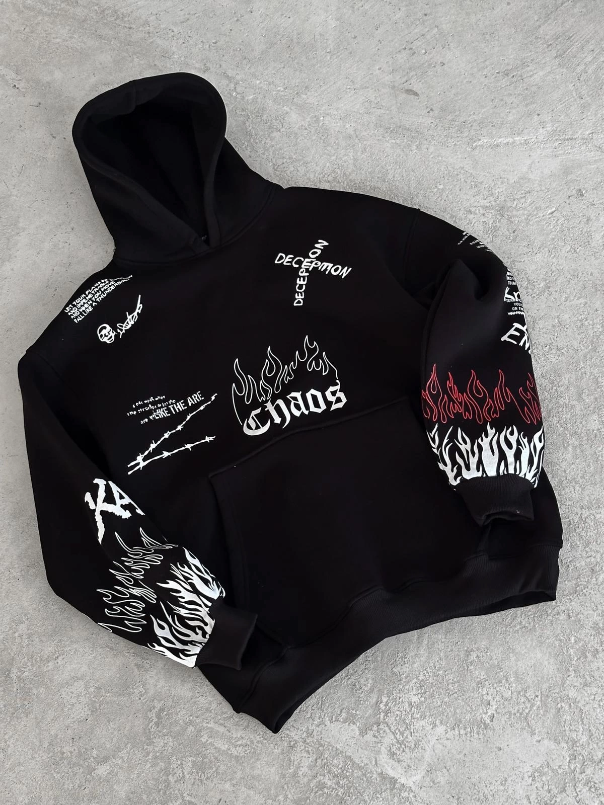Chaos Şardonlu Unisex Sweatshirt