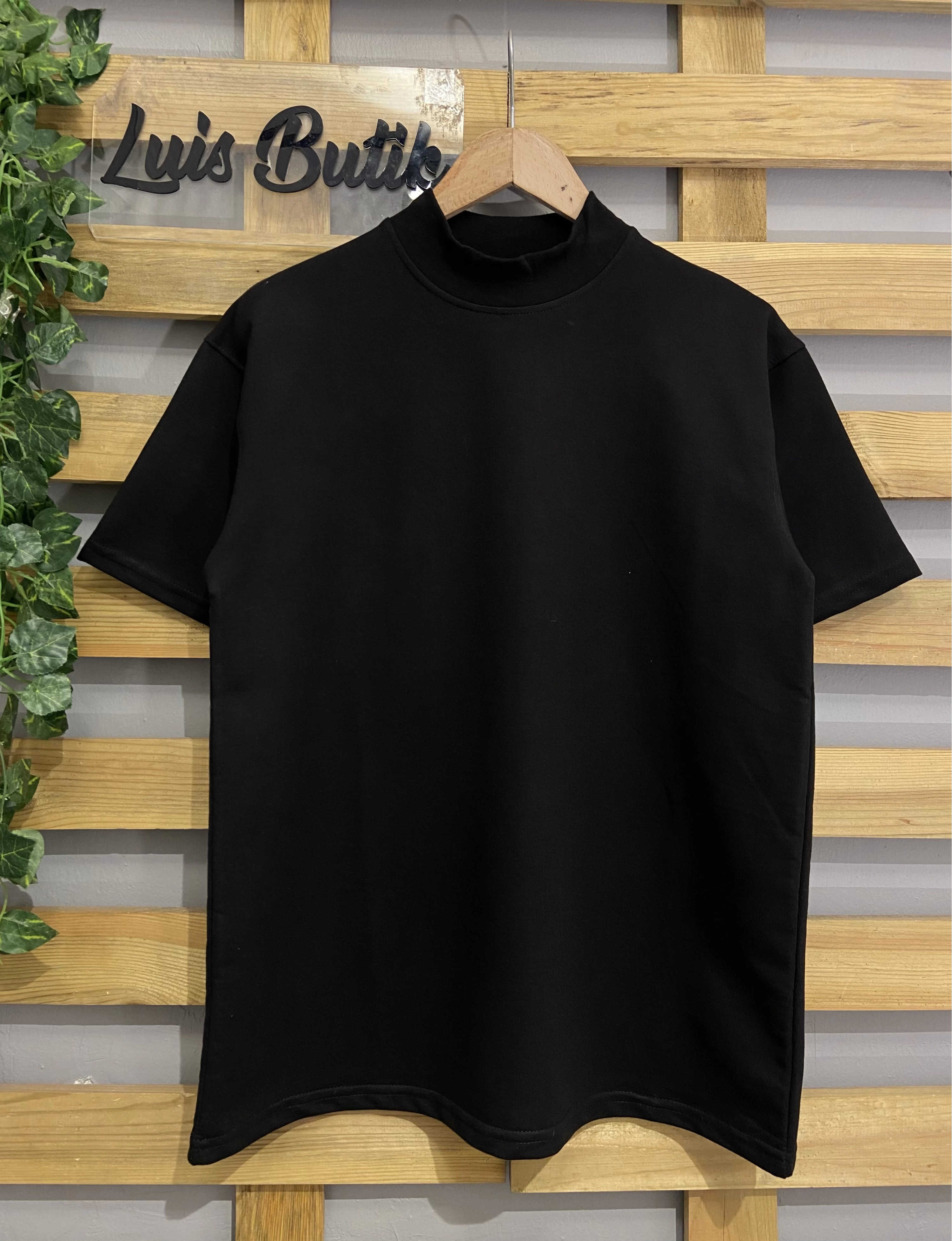 Dik Yaka Basic Unisex Tshirt