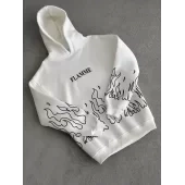 Flamme Unisex Şardonlu Sweatshirt