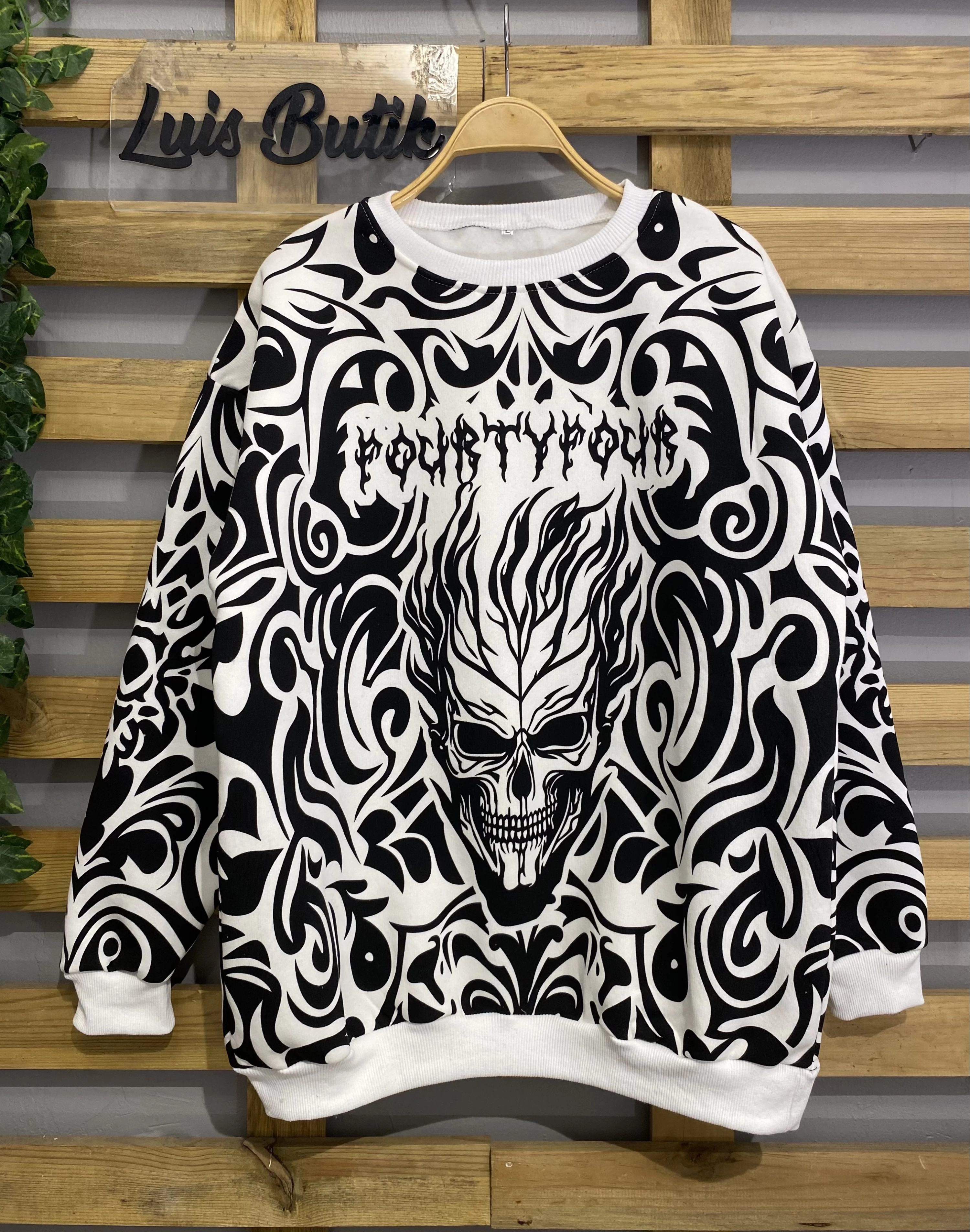 Fourty Unisex Şardonlu Sweatshirt