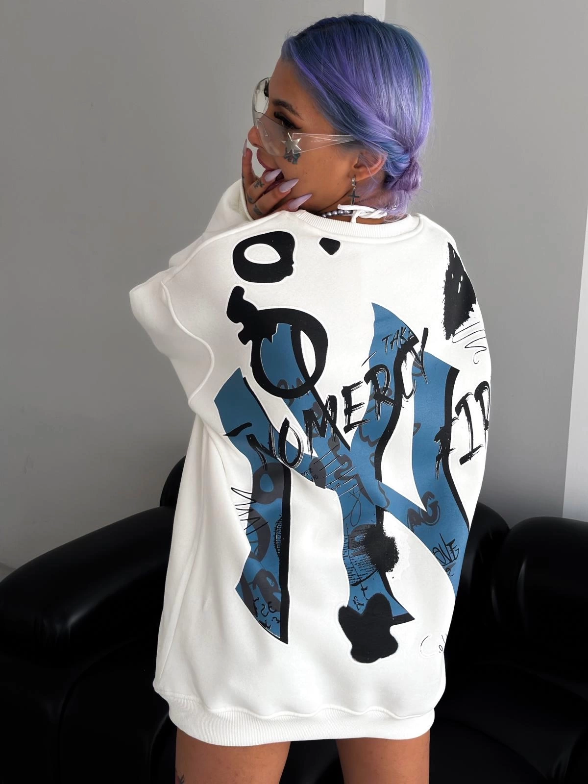 GO Şardonlu Unisex Sweatshirt