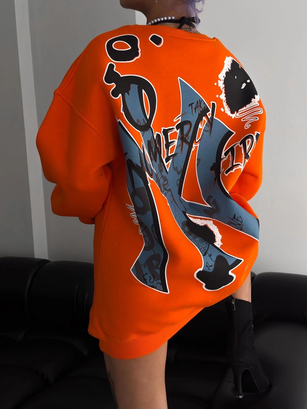 GO Şardonlu Unisex Sweatshirt