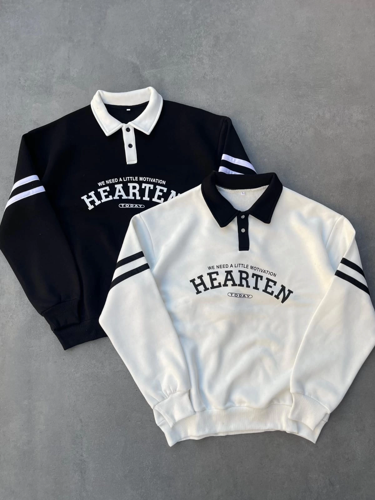 Hearten Şardonlu Unisex Sweatshirt