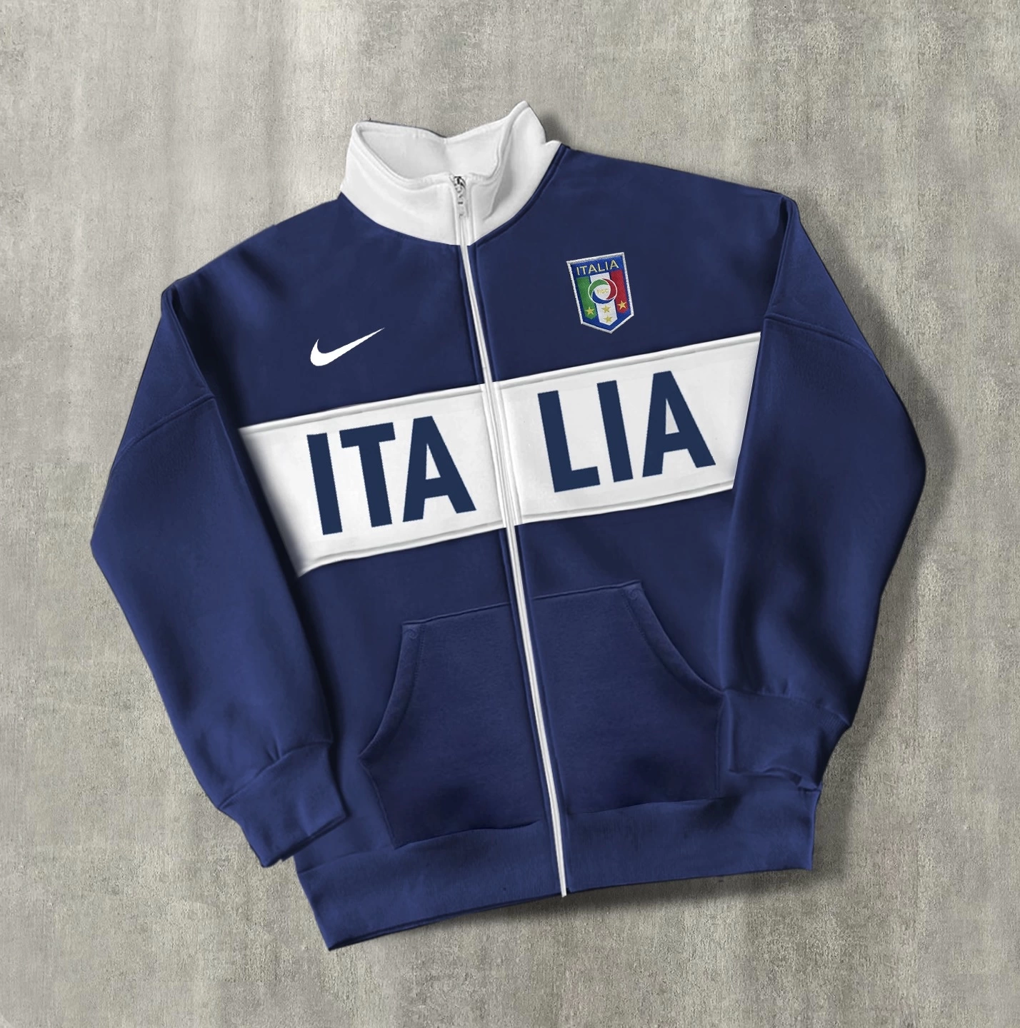Italıa Unisex Şardonlu Hırka