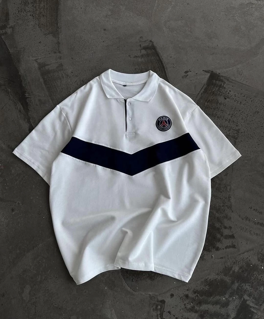 Polo Yaka PSG Unisex Tshirt