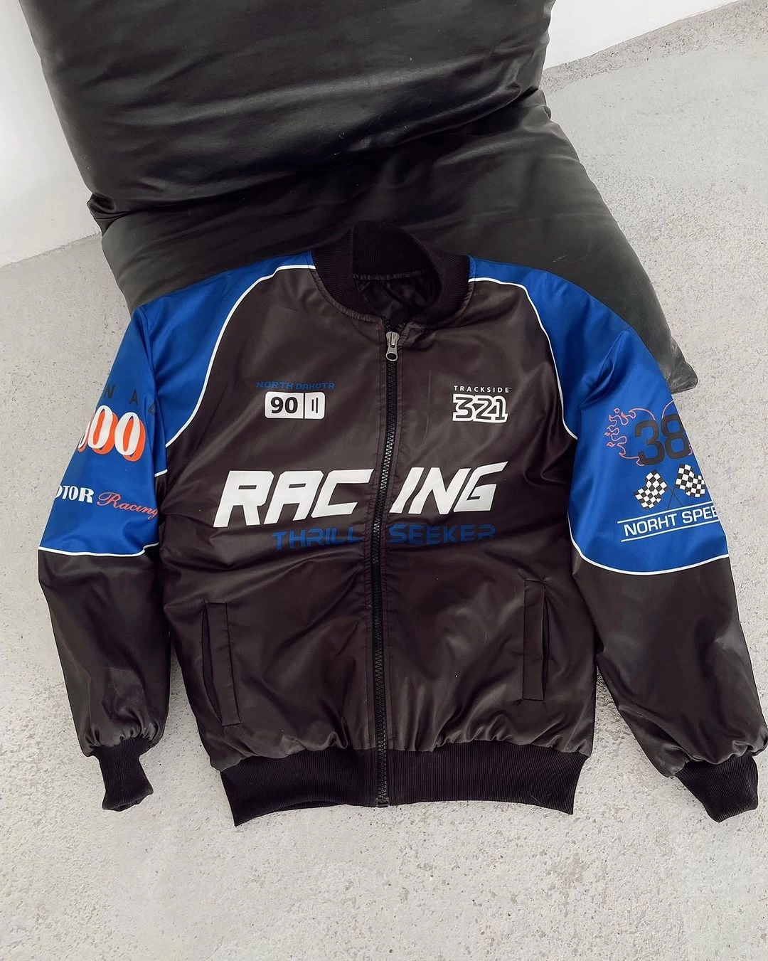 Racing Unisex Bomber Ceket