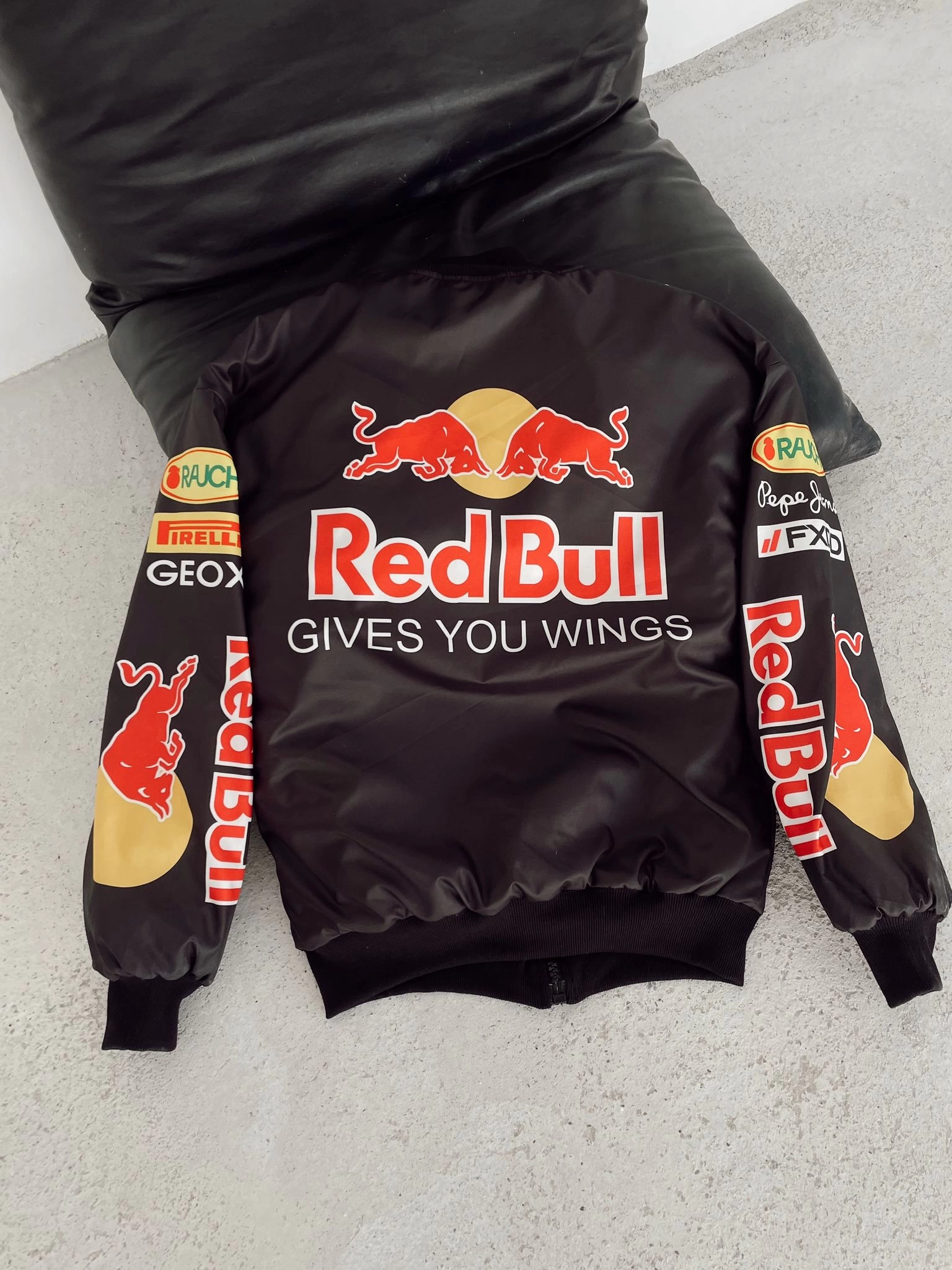 Red Unisex Bomber Ceket