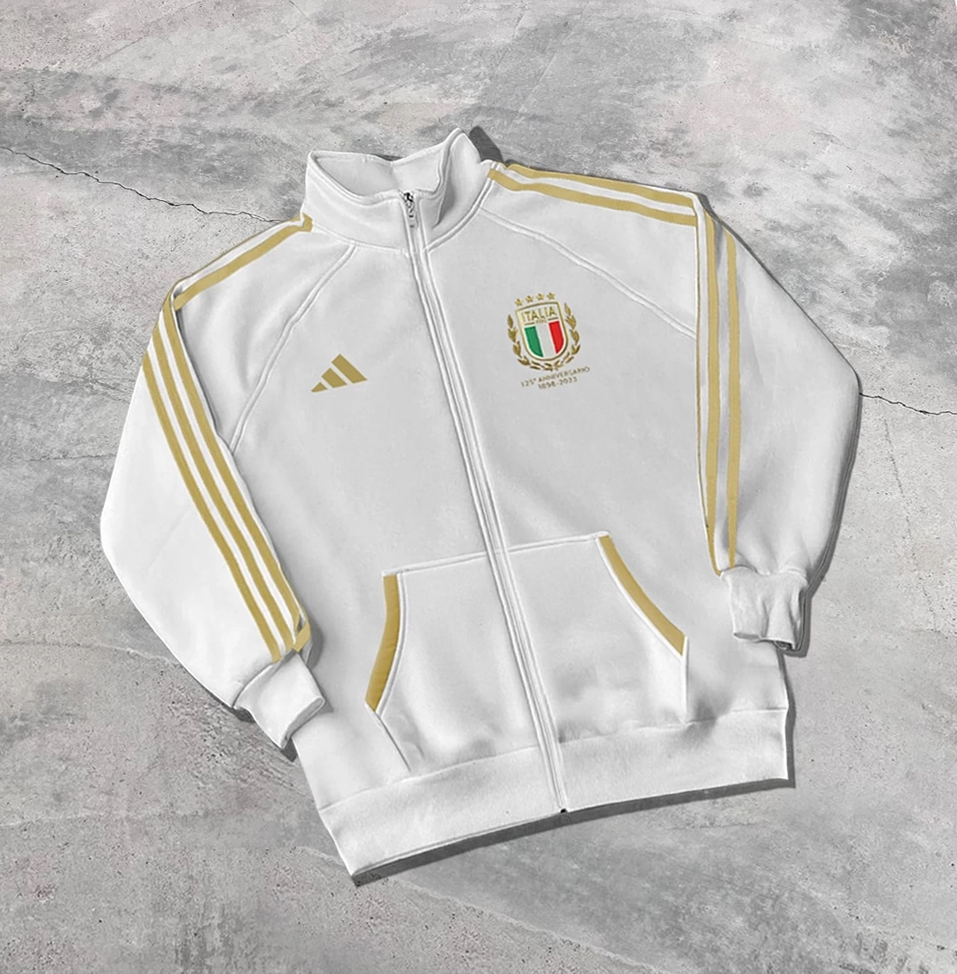 Şeritli İtaly Unisex Şardonlu Hırka