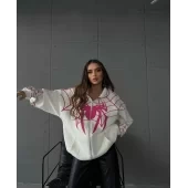 Spider Unisex Şardonlu Hırka