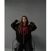 Spider Unisex Şardonlu Hırka