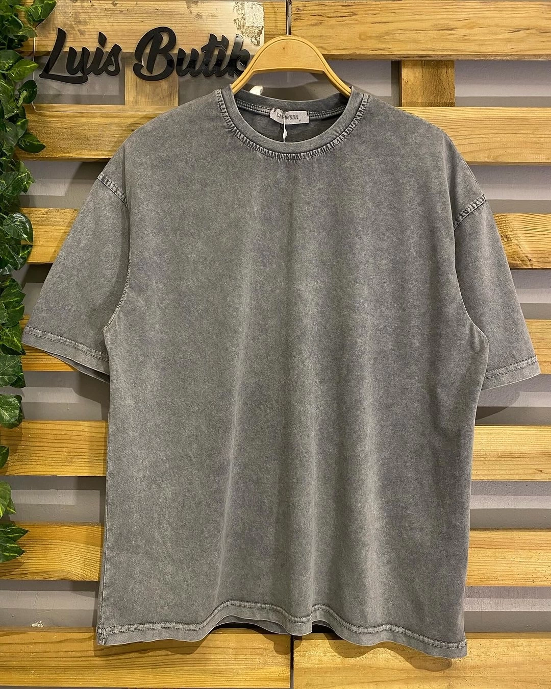 Yıkamalı Unisex Oversize Tshirt