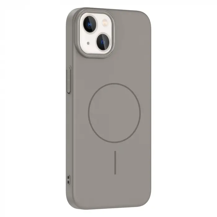 Apple iPhone 13 Kılıf M-safe Şarj Özellikli Zore Ruby Sert Kapak
