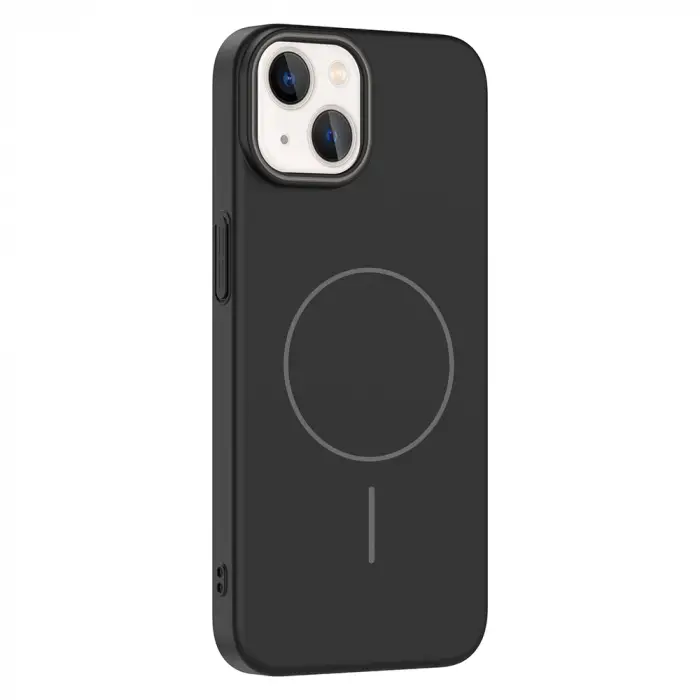 Apple iPhone 14 Kılıf M-safe Şarj Özellikli Zore Ruby Sert Kapak
