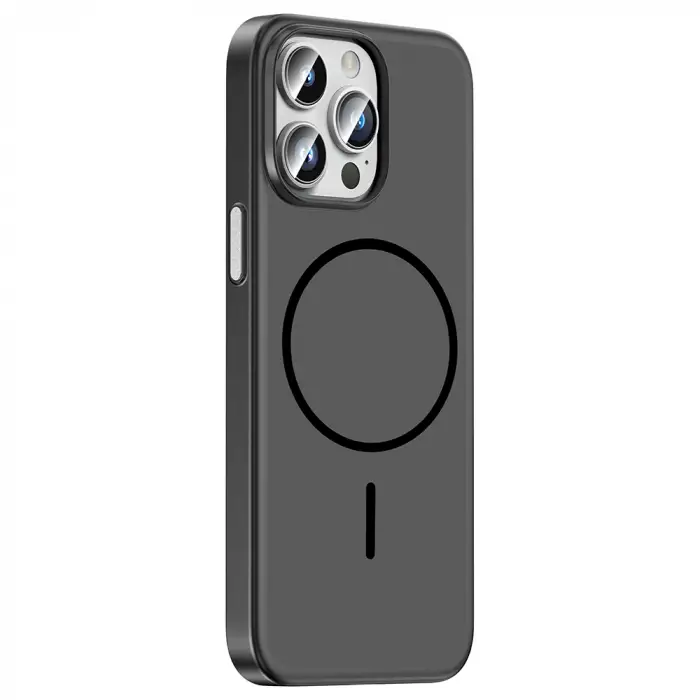 Apple iPhone 14 Pro Max Kılıf M-Safe Şarj Özellikli Zore Lora PC Kapak