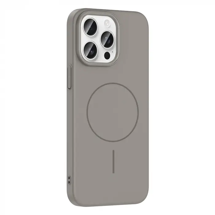 Apple iPhone 14 Pro Max Kılıf M-safe Şarj Özellikli Zore Ruby Sert Kapak