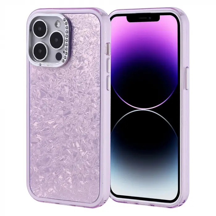 Apple iPhone 14 Pro Max Kılıf Taşlı Tasarımlı Zore Kapi Kapak