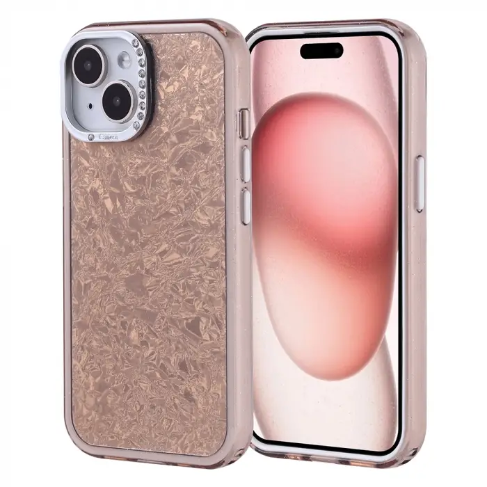 Apple iPhone 15 Kılıf Taşlı Tasarımlı Zore Kapi Kapak