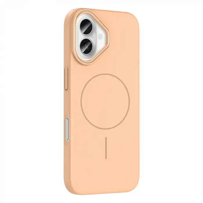 Apple iPhone 16 Plus Kılıf M-safe Şarj Özellikli Zore Ruby Sert Kapak