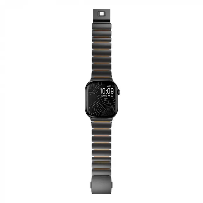 Apple Watch 42mm Zore KRD-152 Titanyum Silikon Kordon
