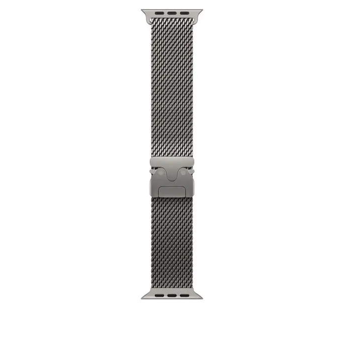 Apple Watch 44mm Zore KRD-100 Titanyum Hasır Kordon