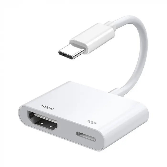 Zore Type-C to Type-C PD100W + HDMI 4K@30Hz 2in1 Adaptör