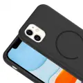Apple iPhone 11 Kılıf M-safe Şarj Özellikli Zore Meta Kapak