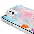 Apple iPhone 11 Kılıf Simli Desenli Parlak Zore Task Kapak