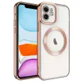 Apple iPhone 12 Kılıf M-safe Wireless Şarj Özellikli Zore Setro Silikon