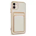 Apple iPhone 12 Kılıf Zore Bark Kartlıklı Kapak
