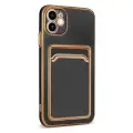 Apple iPhone 12 Kılıf Zore Bark Kartlıklı Kapak