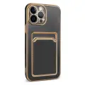 Apple iPhone 12 Pro Max Kılıf Zore Bark Kartlıklı Kapak