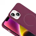 Apple iPhone 13 Kılıf M-safe Şarj Özellikli Zore Meta Kapak