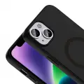 Apple iPhone 14 Kılıf M-Safe Şarj Özellikli Zore Aris Silikon Kapak