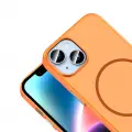 Apple iPhone 14 Kılıf M-Safe Şarj Özellikli Zore Lora PC Kapak