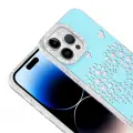 Apple iPhone 14 Pro Max Kılıf Damla Taşlı Zore Rivas Sert PC Kapak