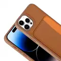 Apple iPhone 14 Pro Max Kılıf Kartlıklı Zore X-Kart Silikon Kapak