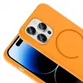 Apple iPhone 14 Pro Max Kılıf M-safe Şarj Özellikli Zore Meta Kapak