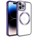 Apple iPhone 14 Pro Max Kılıf M-safe Wireless Şarj Özellikli Zore Setro Silikon