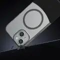Apple iPhone 15 Kılıf M-Safe Şarj Özellikli Mıknatıslı Zore Duble Kapak