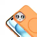 Apple iPhone 15 Kılıf M-Safe Şarj Özellikli Zore Lora PC Kapak