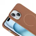 Apple iPhone 15 Kılıf M-safe Şarj Özellikli Zore Meta Kapak