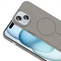 Apple iPhone 15 Kılıf M-safe Şarj Özellikli Zore Ruby Sert Kapak