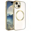 Apple iPhone 15 Kılıf M-safe Wireless Şarj Özellikli Zore Setro Silikon
