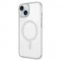 Apple iPhone 15 Plus Kılıf Wireless Şarj Özellikli Sert PC Zore Mat Riksos M-safe Kapak