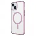Apple iPhone 15 Plus Kılıf Wireless Şarj Özellikli Sert PC Zore Mat Riksos M-safe Kapak