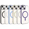 Apple iPhone 15 Plus Kılıf Zore Wireless Şarj Özellikli Pixel M-safe Kapak